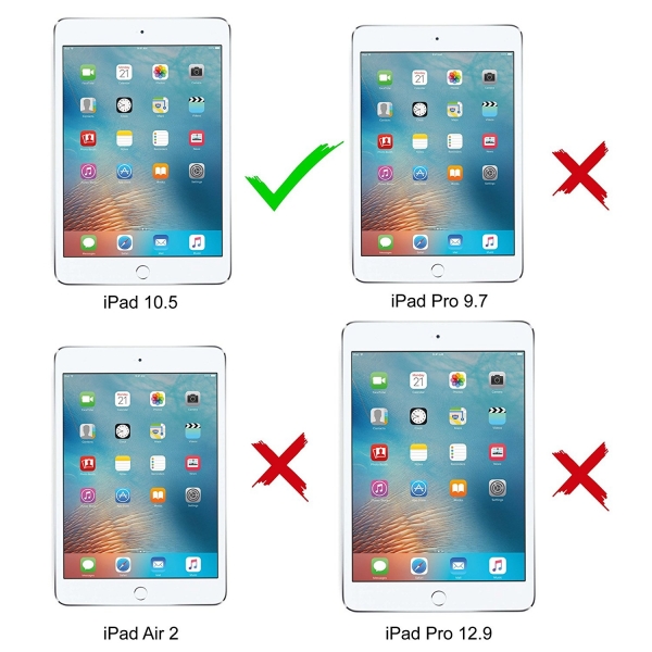 Temdan iPad Pro Su Ge�irmez K�l�f (10.5 in�) (MIL-STD-810G)