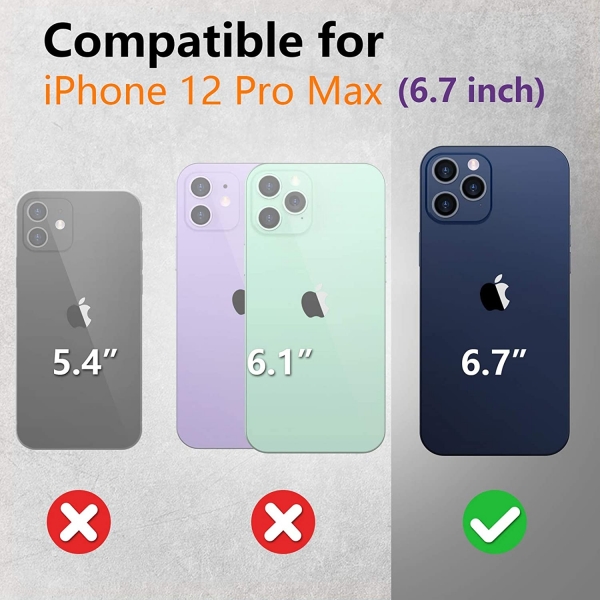 Temdan iPhone 12 Pro Max effaf Klf
