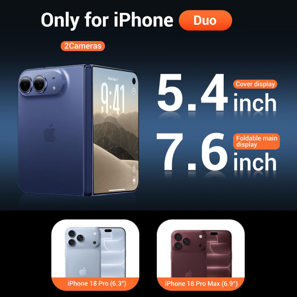 Temdan iPhone Duo MagSafe Uyumlu �effaf K�l�f