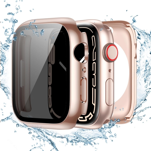 Tensea Apple Watch 9/8/7 41mm Bumper Klf-Rose Gold 