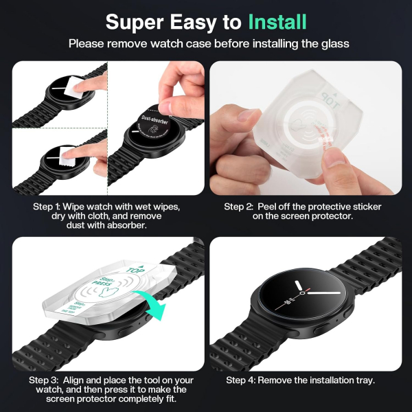 Tensea Galaxy Watch 8 40mm Ekran Koruyucu(2 Adet)
