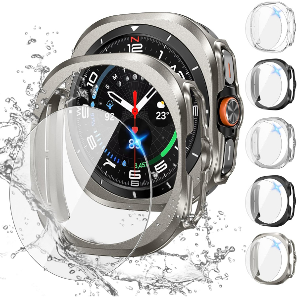 Tensea Galaxy Watch Ultra 47mm Bumper K�l�f-Titanium Gray