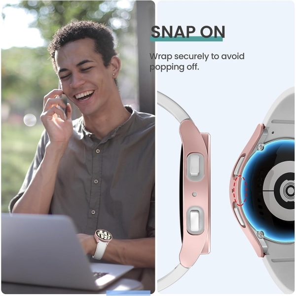 Tensea Samsung Galaxy Watch 6 44mm Bumper Klf-Clear