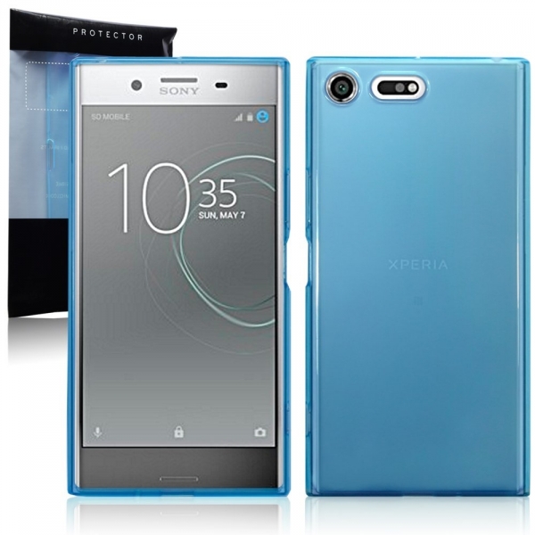 Terrapin Sony Xperia XZ Premium Kapak Klf-Blue