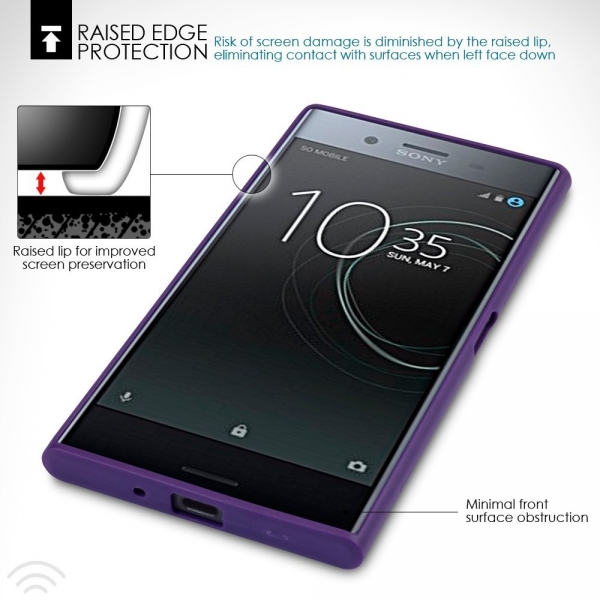 Terrapin Sony Xperia XZ Premium Solid Mat Klf-Purple