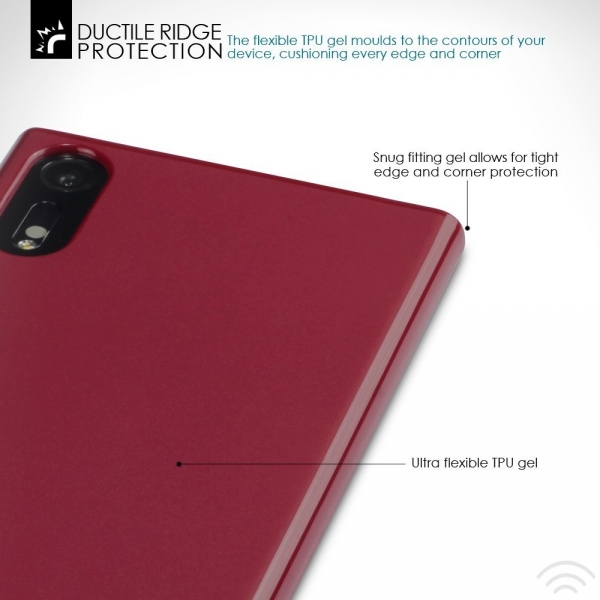 Terrapin Sony Xperia XZ Kapak-Solid Red Matte Finish