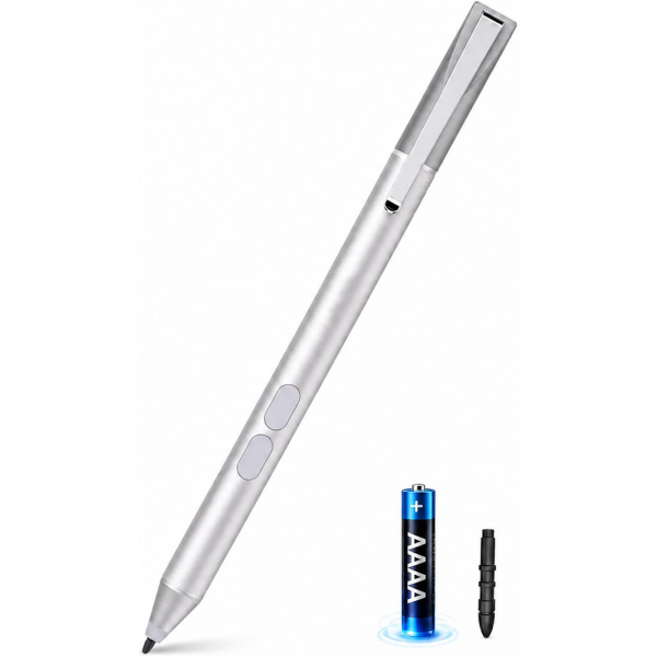 Tesha ASUS ZenBook/Vivobook/ROG Uyumlu Aktif Kalem-Silver