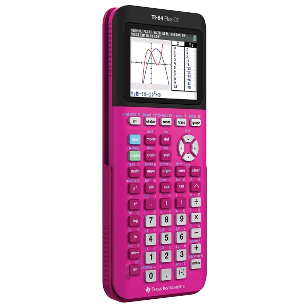 Texas Instruments TI-84 PLUS CE Hesap Makinesi (Pembe)