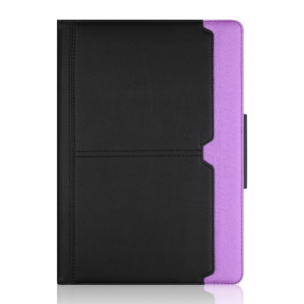 Thankscase Apple iPad Pro Stand Kapak Klf (10.5 in)-Black Purple Plus