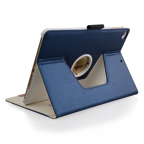 Thankscase Apple iPad Pro Stand Kapak Klf (10.5 in)-Navy Rose Plus