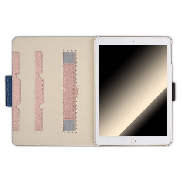 Thankscase Apple iPad Pro Stand Kapak Kılıf (10.5 inç)-Navy Rose Plus