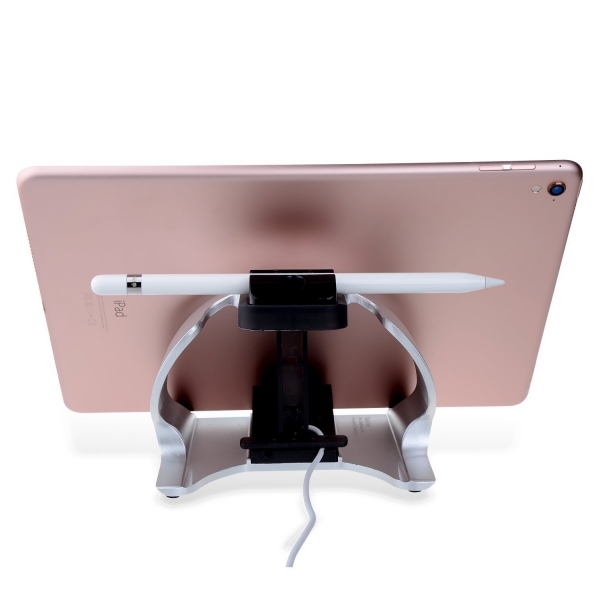 Thankscase Kalem Tutucu ve Apple iPad Pro Stand (12.9 in/9.7 in)-Silver
