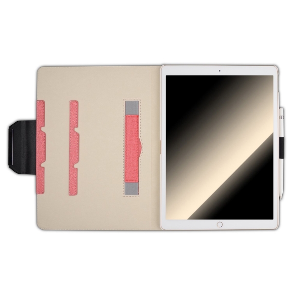 Thankscase Apple iPad Stand Kapak Klf (12.9 in)-Black Coral Plus
