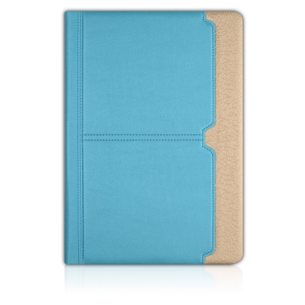 Thankscase Apple iPad Stand Kapak Klf (12.9 in)- Blue Gold Plus