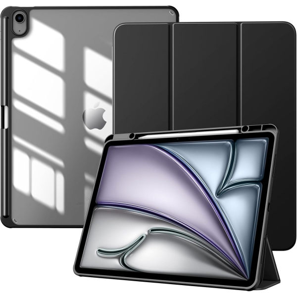 TiMOVO Apple iPad Air M2 Standl Klf (13 in)-Black
