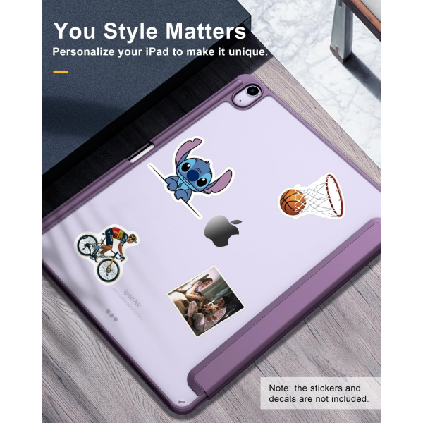 TiMOVO Apple iPad Air M2 Standl Klf (13 in)-Deep Purple