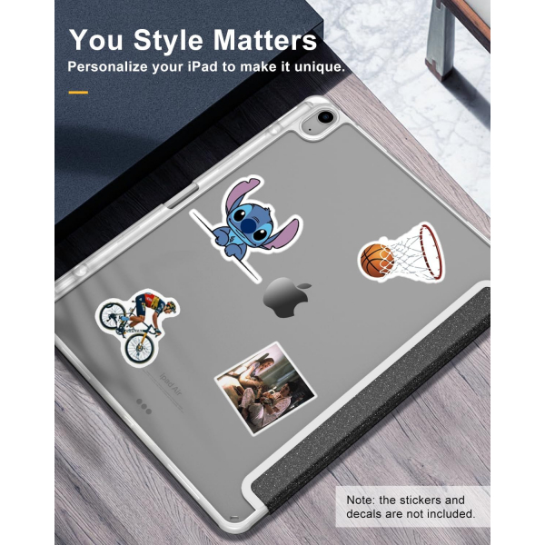 TiMOVO Apple iPad Air M2 Standl Klf (13 in)-Glitter Black