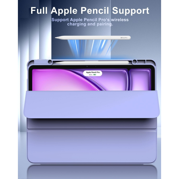 TiMOVO Apple iPad Air M2 Standl Klf (13 in)-Lavender Purple