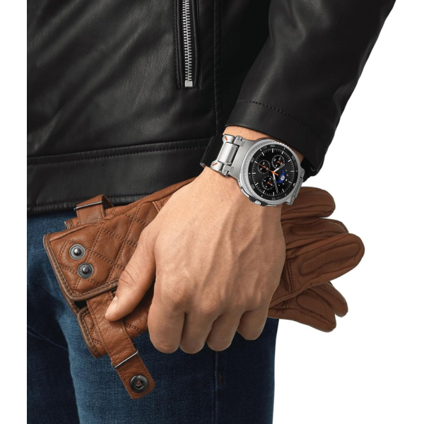 WINGLE Galaxy Watch 8 44mm Deri Kay -Titanium Black