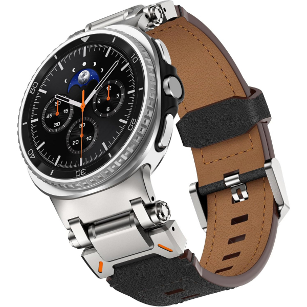 WINGLE Galaxy Watch 8 44mm Deri Kay -Titanium Black