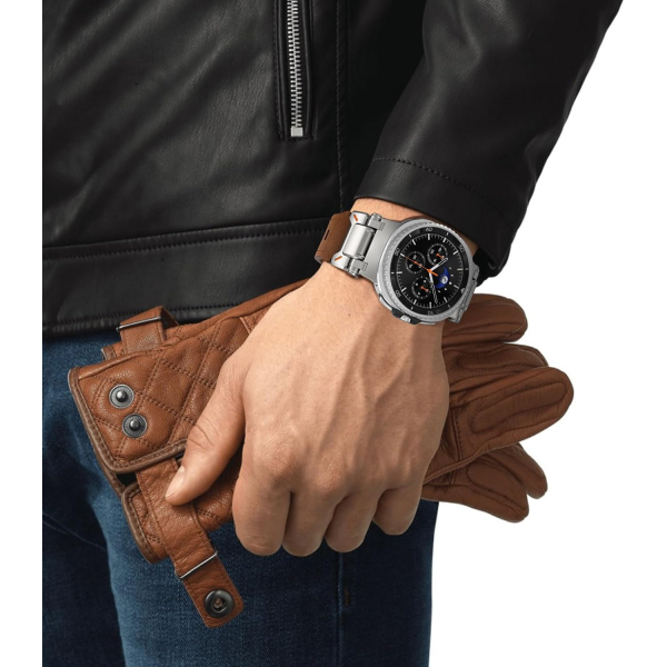 WINGLE Galaxy Watch 8 44mm Deri Kay -Titanium Brown