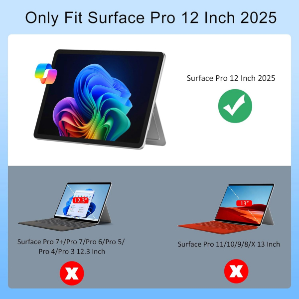 TiMOVO Microsoft Surface Pro 12 Mat Ekran Koruyucu 
