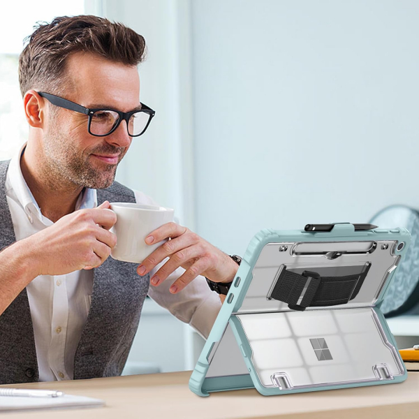 TiMOVO Microsoft Surface Pro 12 Rugged Klf -Soft Cyan