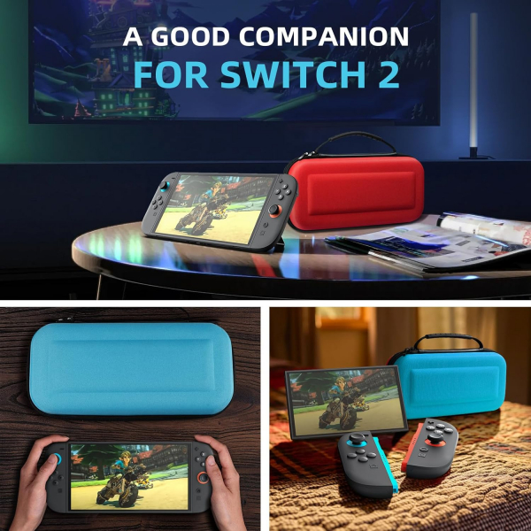 TiMOVO Nintendo Switch 2 Koruyucu Klf-Blue Red