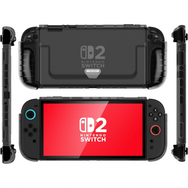 i-Blason Nintendo Switch 2 Uyumlu Sert Klf-Frost Black 