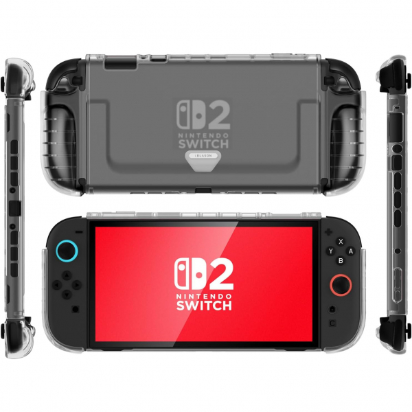 i-Blason Nintendo Switch 2 Uyumlu Sert Klf-Frost Clear
