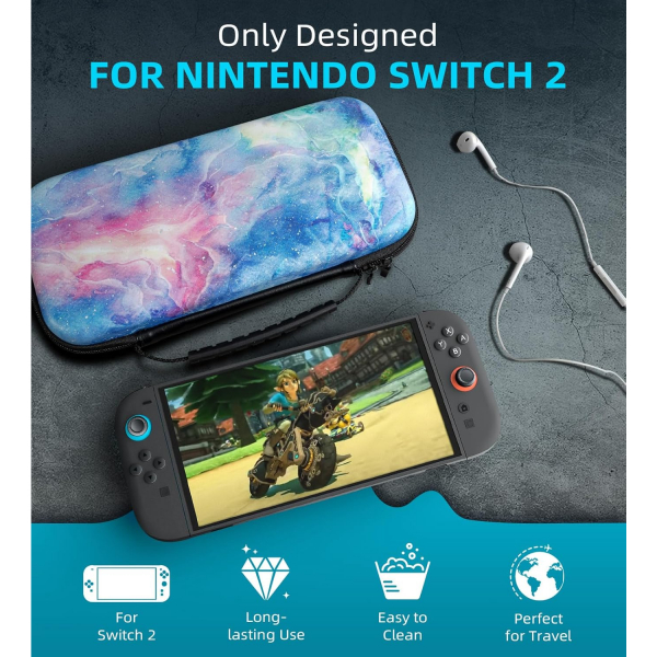 TiMOVO Nintendo Switch 2 Tama antas-Dreamy Nebula 
