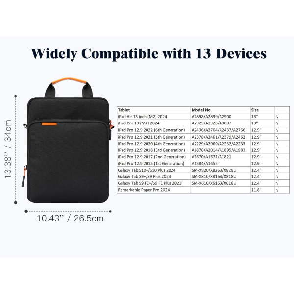 TiMOVO Omuz Askl Tablet antas (13 in)