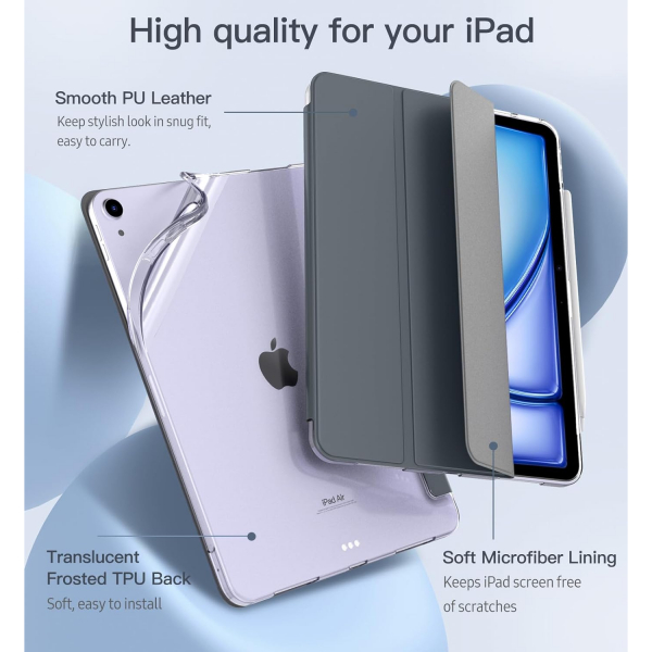 TiMOVO iPad Air 6.Nesil Klf (11 in) -Space Gray