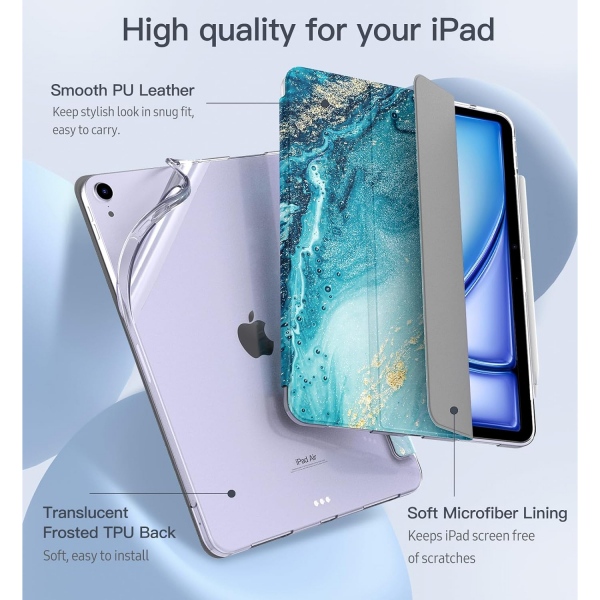 TiMOVO iPad Air 6.Nesil Klf (11 in) -Gilding Texture