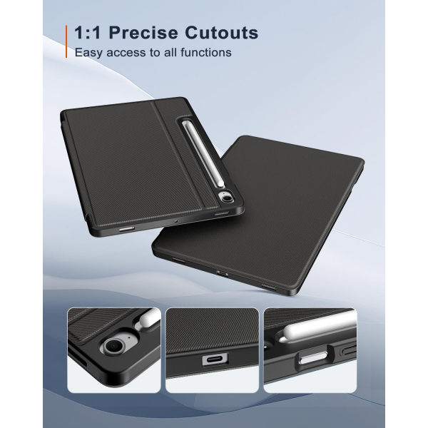 TiMOVO Galaxy Tab S10 Lite Standl Klf-Black