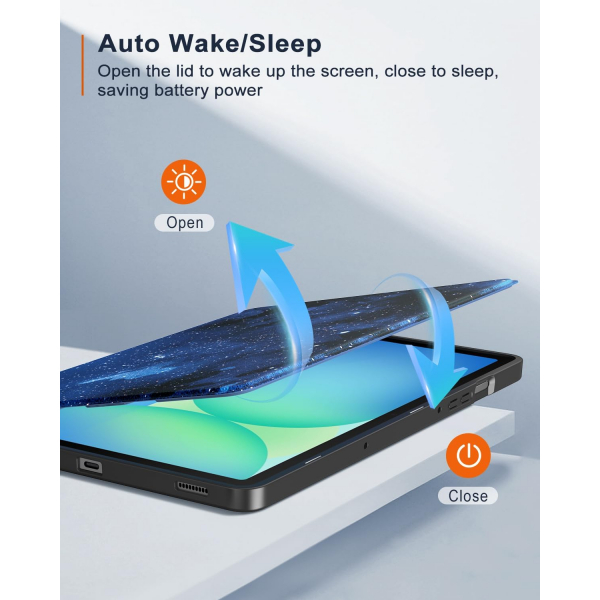 TiMOVO Galaxy Tab S10 Lite Standl Klf-Blue Starry Sky