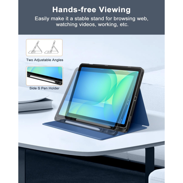 TiMOVO Galaxy Tab S10 Lite Standl Klf-Blue Starry Sky