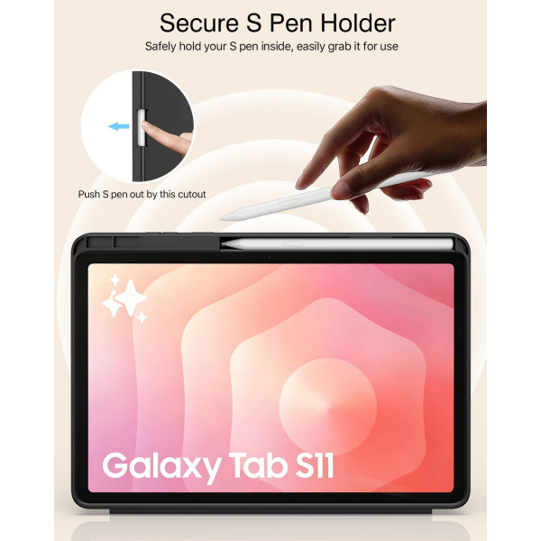 TiMOVO Samsung Galaxy Tab S11 Klf-Black