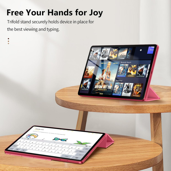 TiMOVO Samsung Galaxy Tab S10 Lite Manyetik Klf-Red
