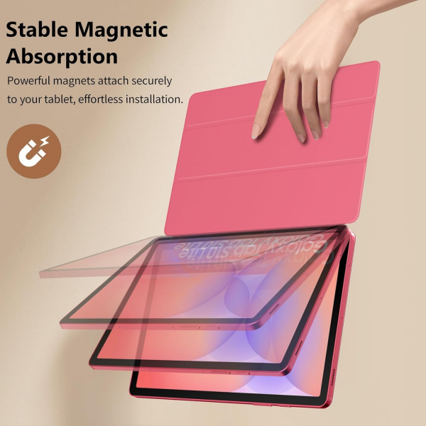 TiMOVO Samsung Galaxy Tab S10 Lite Manyetik Klf-Red