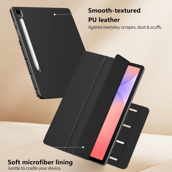 TiMOVO Samsung Galaxy Tab S10 Lite Manyetik Klf-Black