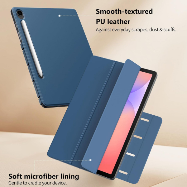 TiMOVO Samsung Galaxy Tab S10 Lite Manyetik Klf-Navy Blue