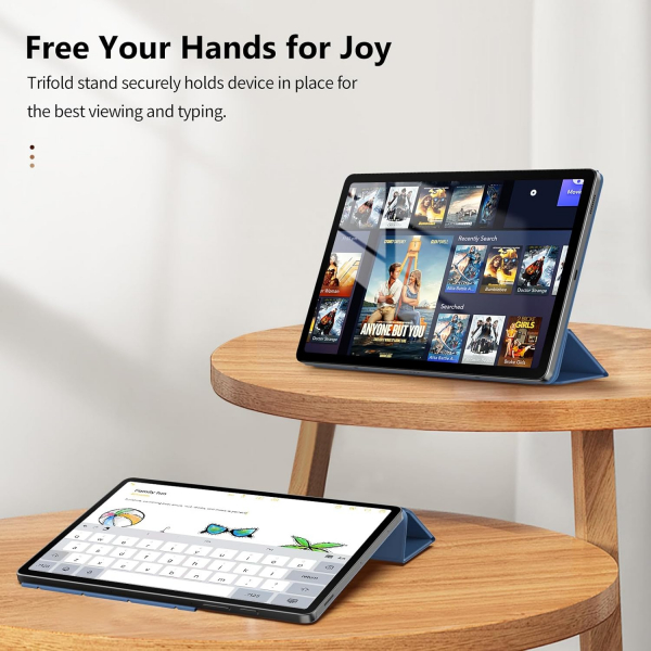 TiMOVO Samsung Galaxy Tab S10 Lite Manyetik Klf-Navy Blue