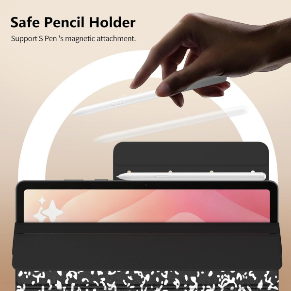TiMOVO Samsung Galaxy Tab S11 Manyetik K�l�f-Notebook Black