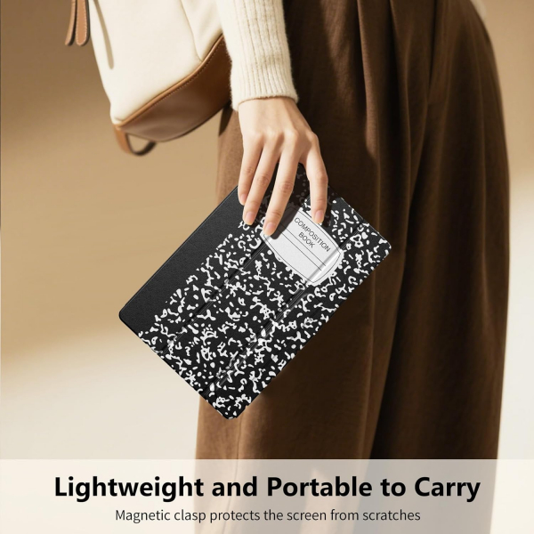 TiMOVO Samsung Galaxy Tab S11 Manyetik K�l�f-Notebook Black