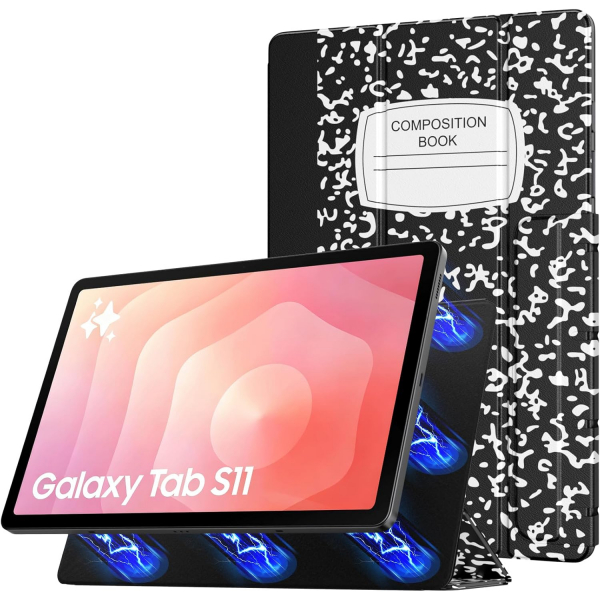 TiMOVO Samsung Galaxy Tab S11 Manyetik K�l�f-Notebook Black