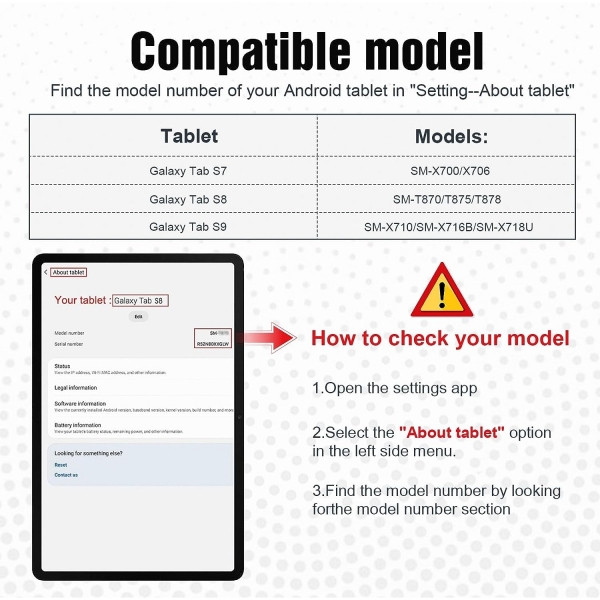 TiMOVO Samsung Galaxy Tab S9 Temperli Cam Ekran Koruyucu (2 Adet)