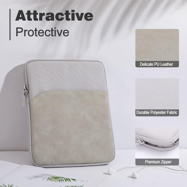 TiMOVO Tablet Koruyucu anta (9-11 in)-Light Grey