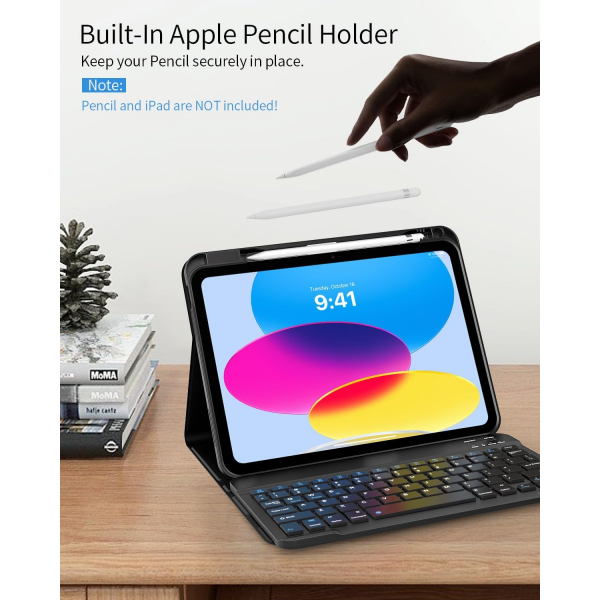 TiMOVO iPad 11.Nesil Klavyeli Klf (11 in)-Black