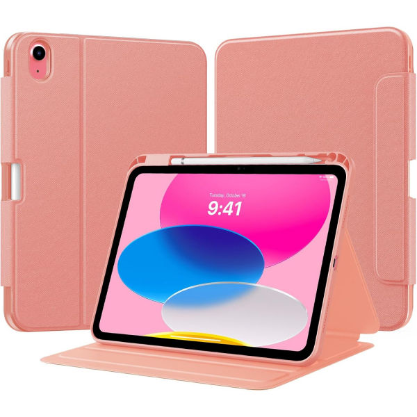 TiMOVO iPad 11.Nesil Standl Klf (11 in)-Apricot Pink